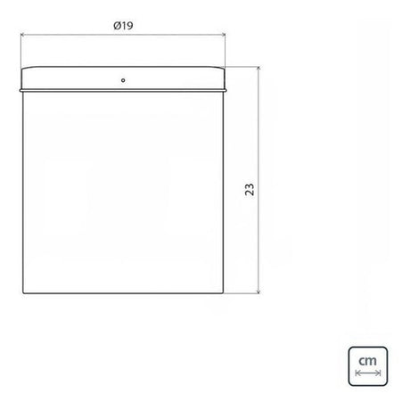 Lixeira Inox 5 Litros Swing Tampa Basculante Tramontina - Thony Ferragem