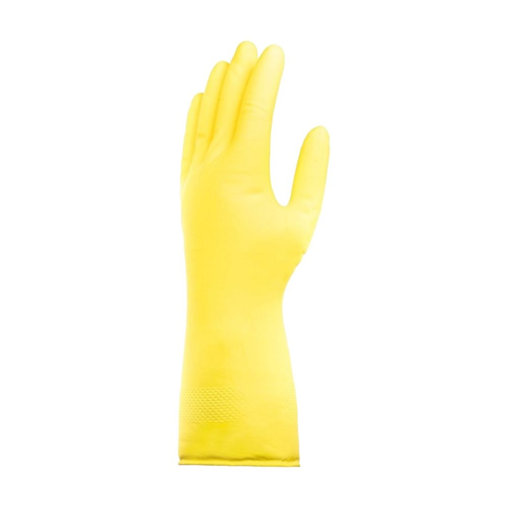 Luva Latex Amarela M Bompack