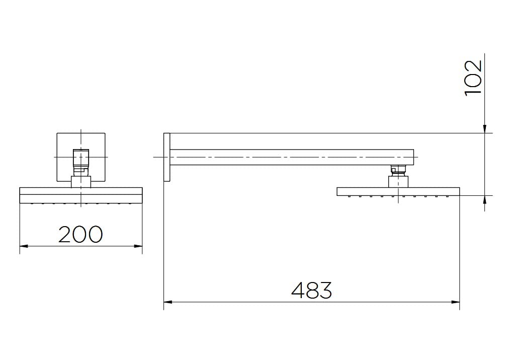 Chuveiro Q200 Parede Heaven  Docol - Thony Ferragem
