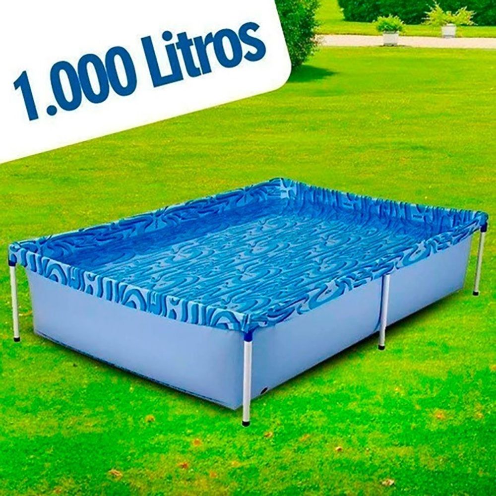 Piscina Estrutural Retangular Mor 1000 Litros - Thony Ferragem