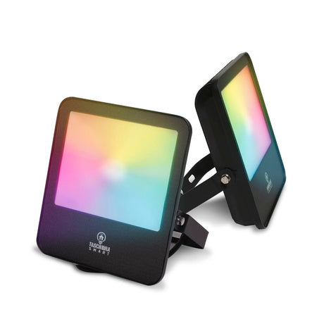 Refletor Smart   Wi-Fi LED 50w Rgb+Cct Preto Taschibra - Thony Ferragem