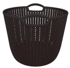 Cesto Circular Medio Preto Mor - Thony Ferragem