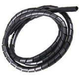 Organizador Fios E Cabos 20mm X 1,5mt Preto - Thony Ferragem