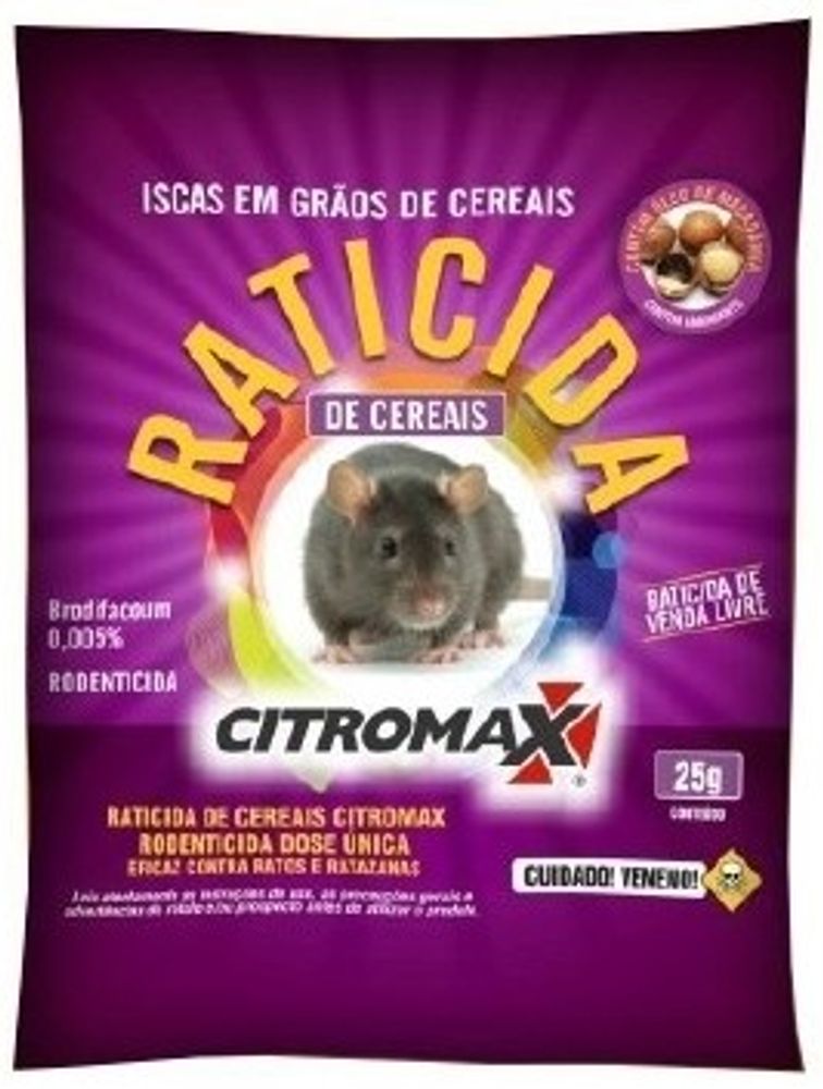 Raticida Peletizada 25g - Thony Ferragem