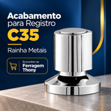 Acabamento c35 1416 e 1509 1/2 - 3/4 e 1 Rainha Metais