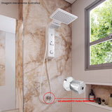 Acabamento Registro 1/2" - 3/4" - 1"  Prata C5 Deca - Thony Ferragem