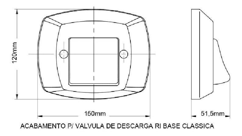 Acabamento Completo ABS Cromado Docol