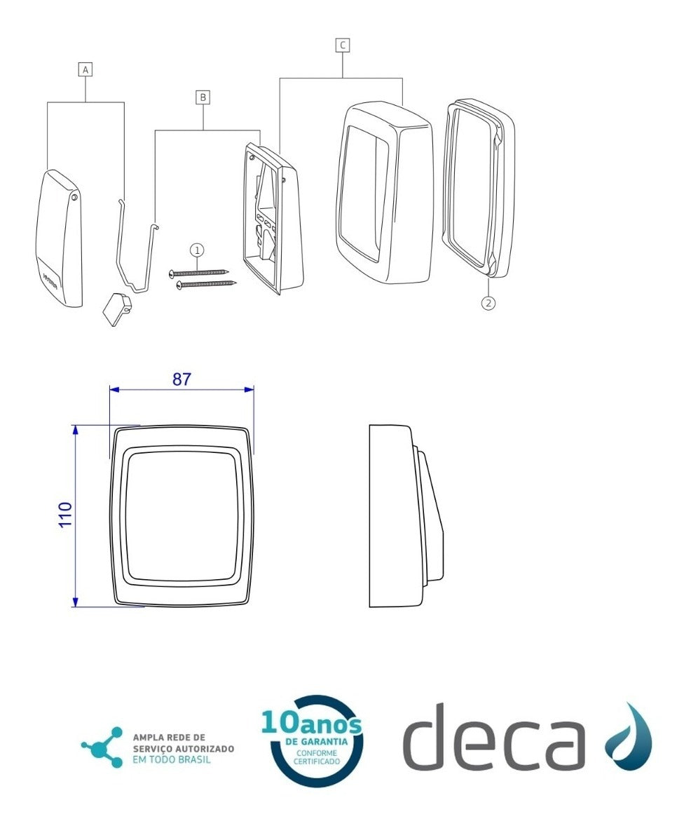 Acabamento Válvula Hydra Luxo Cromado 4900c Deca - Thony Ferragem