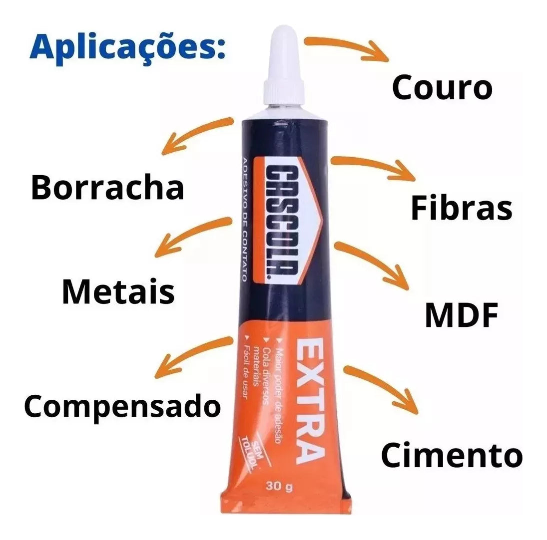 Cascola Extra Bisnaga 30gr Contato - Thony Ferragem