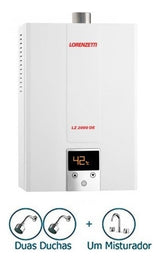 Aquecedor Água a Gás LZ 2000DE Digital GLP 20L Lorenzetti - Thony Ferragem