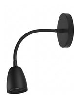 Arandela Led Direct Articulavel 4w 3000k Preta Taschibra - Thony Ferragem