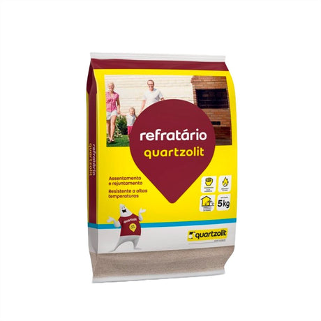 Argamassa Para Refratarios Saco 5kg Quartzolit - Thony Ferragem