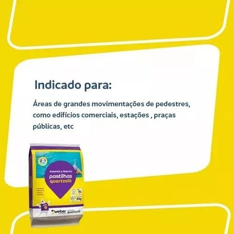 Argamassa Para Pastilhas Externo E Interno 5kg Quartzolit - Thony Ferragem