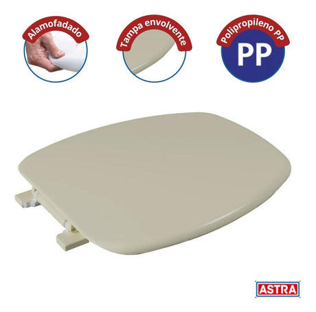 Assento Thema Almofadado Creme Astra - Thony Ferragem