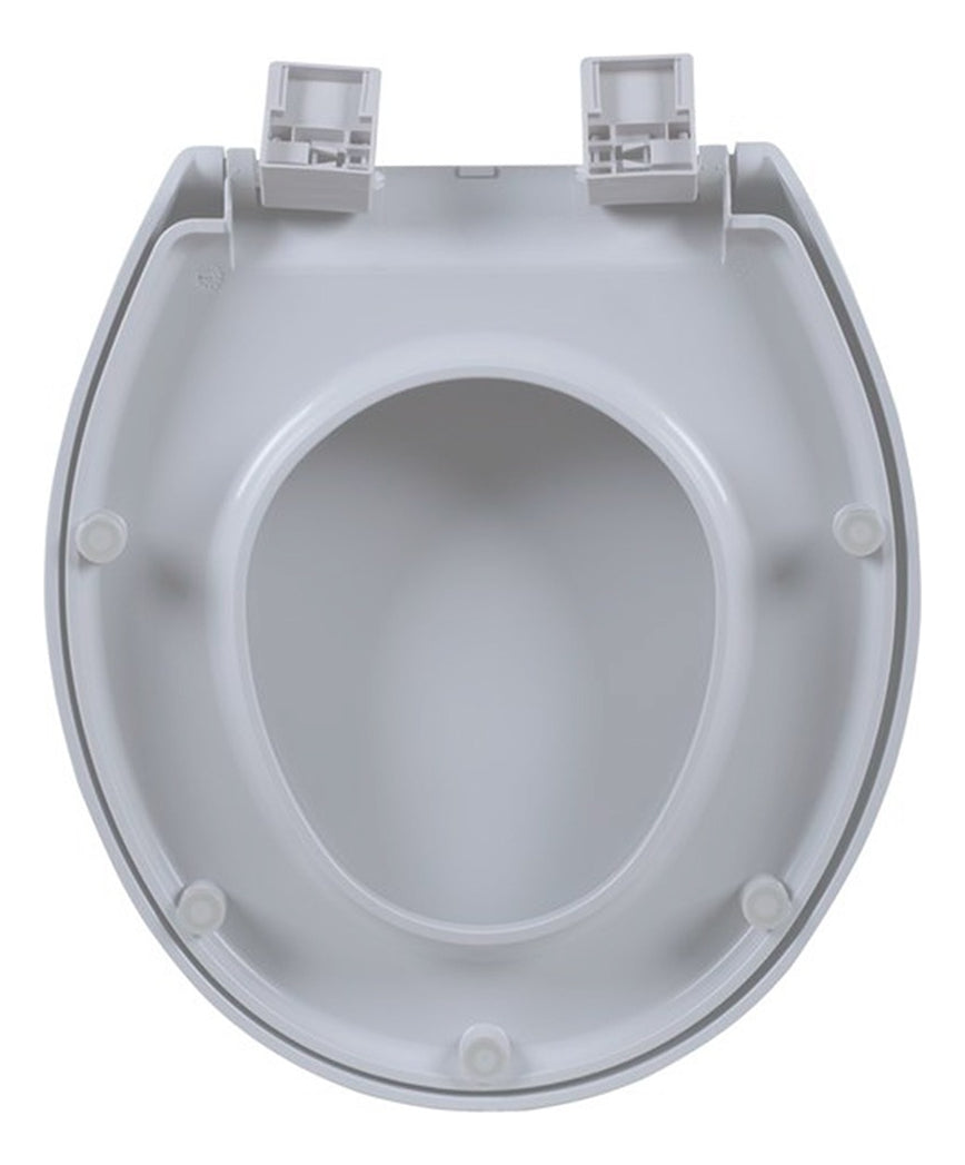 Assento Sanitário Oval Soft Close Cinza Astra - Thony Ferragem