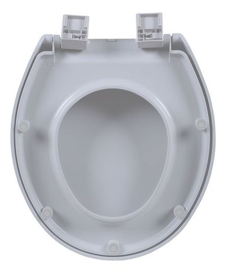Assento Sanitário Oval Soft Close Cinza Astra - Thony Ferragem