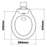 Assento Sanitario Oval Soft Close Astra - Thony Ferragem