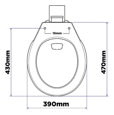 Assento Sanitario Oval Soft Close Astra - Thony Ferragem