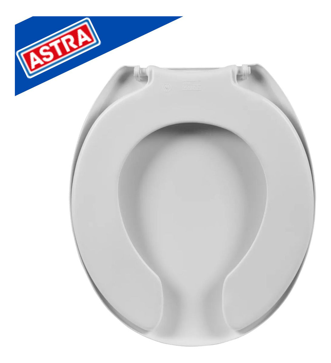 Assento Sanitário Público Oval Branco Astra