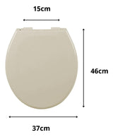 Assento Sanitário Oval Soft Close Bege Astra - Thony Ferragem