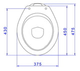 Bacia Para Caixa Acoplada  Izy Branco Gelo Deca - Thony Ferragem