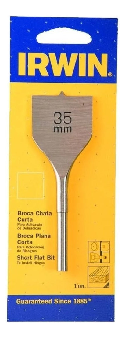 Broca Chata Dobradiça Ac 35mm Irwin - Thony Ferragem