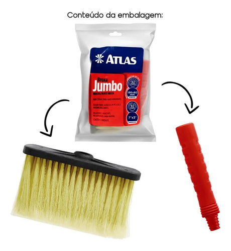 Broxa Para Pintura Jumbo 18x8cm Atlas - Thony Ferragem
