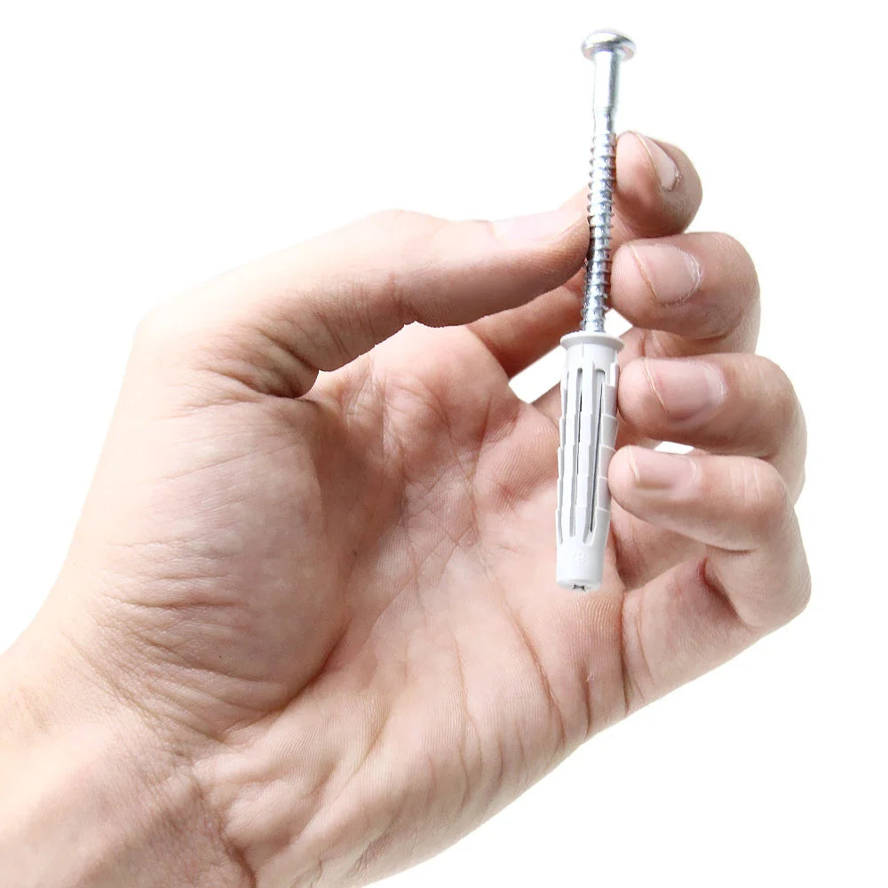 Bucha 06mm+Parafuso Fenda Simples Cartela BemFixa