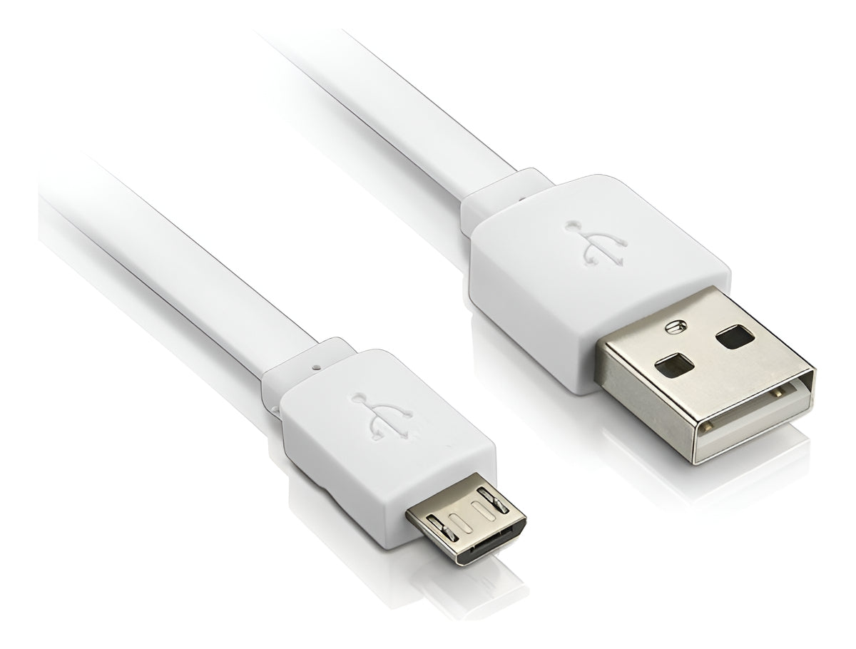 Cabo Micro Usb 2.0 1m Branco Elgin - Thony Ferragem