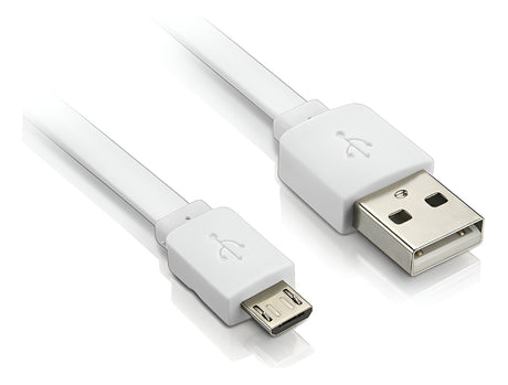 Cabo Micro Usb 2.0 1m Branco Elgin - Thony Ferragem