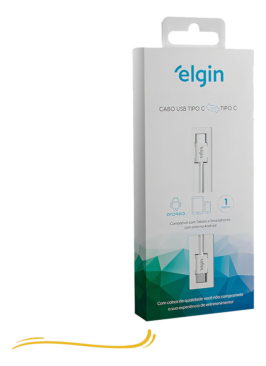 Cabo USB Tipo-C para Apple Lightning 1m – Elgin - Thony Ferragem