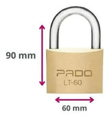 Cadeado Fp Lt-60mm Pado
