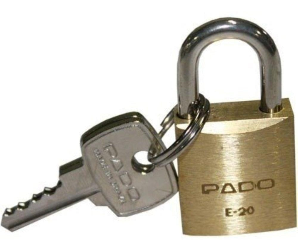 Cadeado SM 20 mm – Jogo com 2 Unidades – Pado