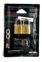 Cadeado SM 20 mm – Jogo com 2 Unidades – Pado