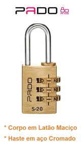 Cadeado SM Segredo LT 20 mm – Pado