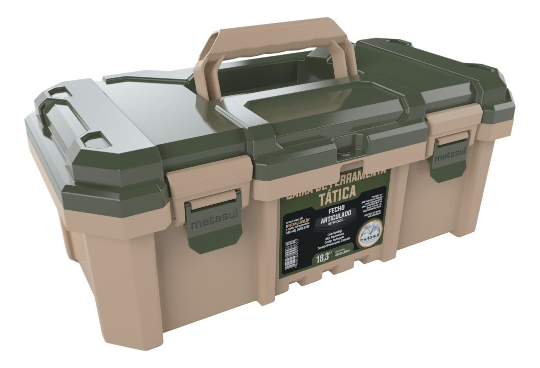 Caixa De Ferramentas Tatica 18,3’’ - Camper Metasul