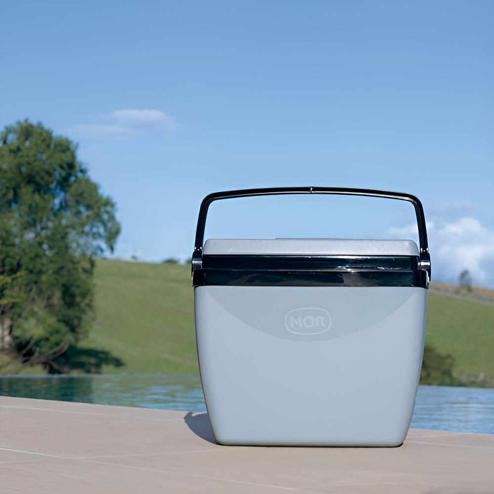 Caixa Termica 18lt Cinza C/  Preto Mor - Thony Ferragem