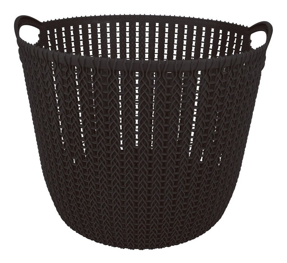 Cesto Circular Medio Preto Mor - Thony Ferragem