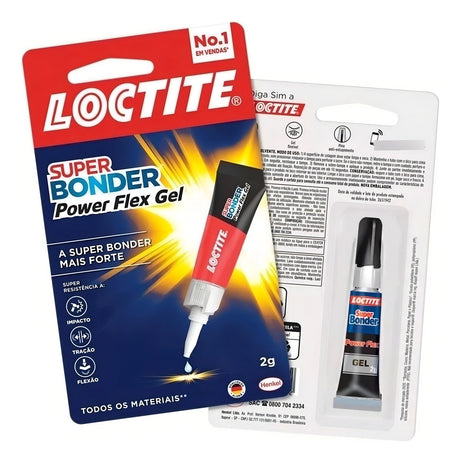 Adesivo Super Bonder Power Flex Gel 2g Loctite - Thony Ferragem