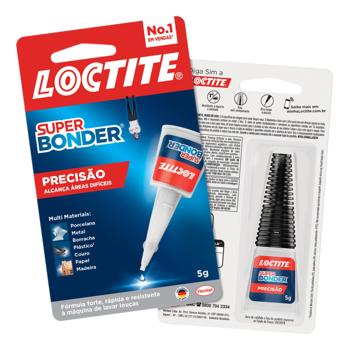 Adesivo Super Bonder Precisao Loctite - Thony Ferragem