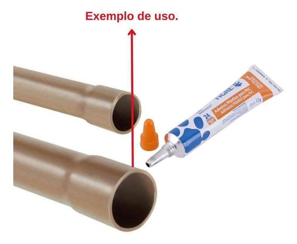 Adesivo Plastico Pvc Incolor 17g Tigre - Thony Ferragem