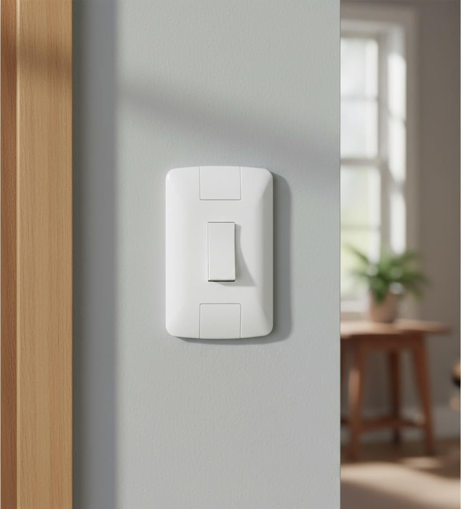 Conjunto 1 Interruptor Simples Aria 4x2 Branco Tramontina