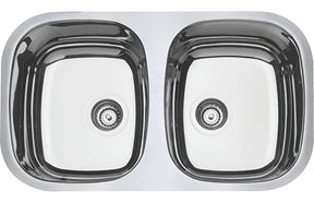 Cuba Dupla Inox Polido Escape 77x45x15 Tramontina - Thony Ferragem