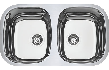 Cuba Dupla Inox Polido Escape 77x45x15 Tramontina - Thony Ferragem