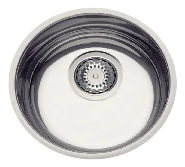 Cuba Redonda Aço Inox 30 cm Alto Brilho com Válvula – Tramontina - Thony Ferragem