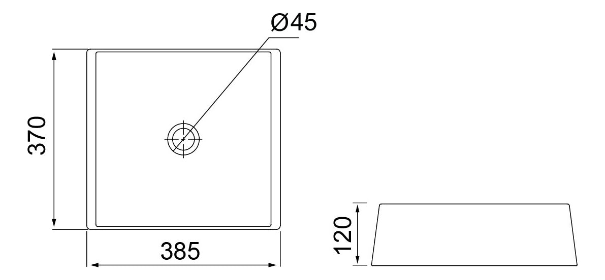 Cuba De Apoio Quadrada Branca Lorenzetti - Thony Ferragem