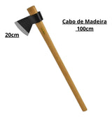 Machado Lenhador C/ Cabo Madeira 100cm Paraboni - Thony Ferragem