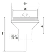 Válvula Para Lavatório Universal 1603 Cromada - Meber - Thony Ferragem