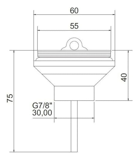 Válvula Para Lavatório Universal 1603 Cromada - Meber - Thony Ferragem