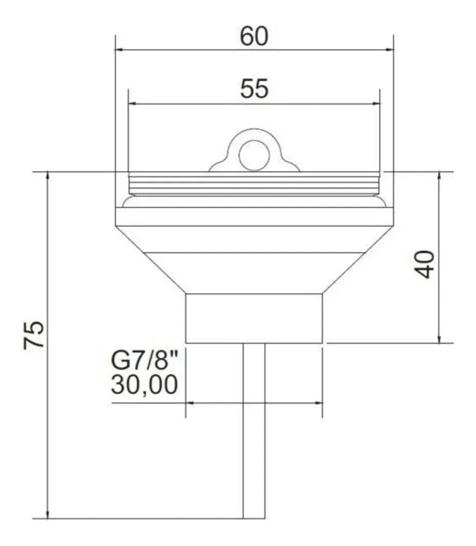 Válvula Para Lavatório Universal 1603 Cromada - Meber - Thony Ferragem
